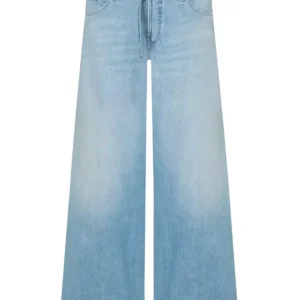 Palazzo Cropped – Blue Mirage