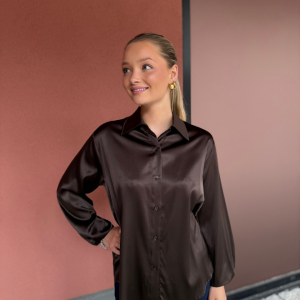 Oline Blouse – Brown