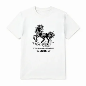 T-skjorte - Year Of The Horse 2026 (hvit)