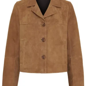 Suede Bonded Jacket -Caramel