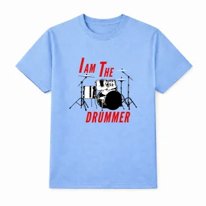 T-skjorte Musikk - I AM THE DRUMMER