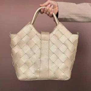 Braided Handbag – Platin