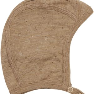 Hust&Claire babylue i ull/silke pointelle Biscuit Melange