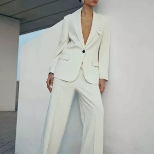 Tailor Wide Pants – Jet Stream