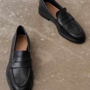 Sara Leather Black