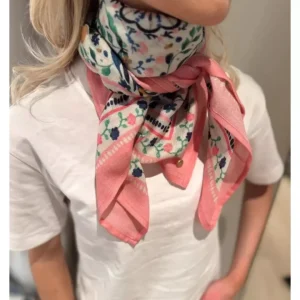 Wool Silk Scarf – Light Pink