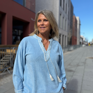 Kaftan Top – Light Blue