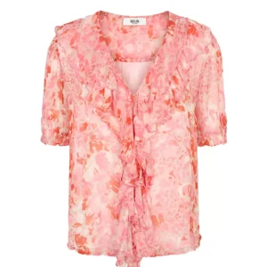 Gini Blouse – Coral Blush