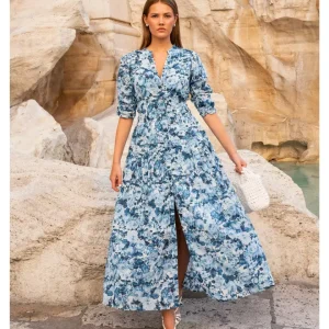 Fabienne Dress – Bleu De France