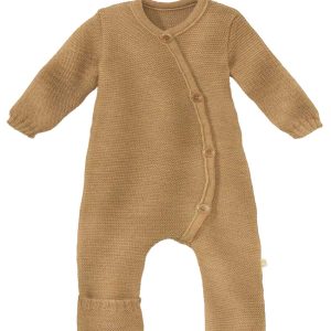 Disana strikket ulldress i 100% økologisk merinoull Caramel