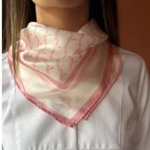 Amuse Skjerf Eloise – Pink/Offwhite