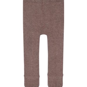 Hust&Claire strømpebukse i ull/bambusviskose Brown Stone