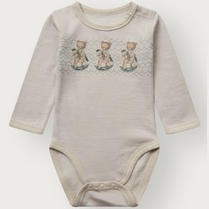 Hust&Claire body Teddy ull/bambusviskose French Oak