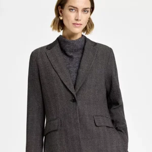 Stacie, blazer – Chocolate
