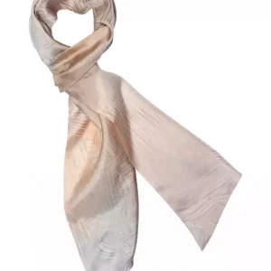 Jonita printed silk Scarf – Sand