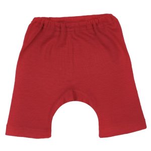Cosilana bermudashorts økologisk ull/silke rød