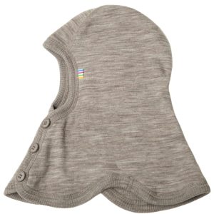 Joha basic balaclava dobbelt lag ull sesame melange