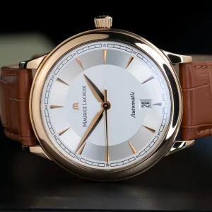 18kt Solid Gull Maurice Lacroix Les Classiques Open Back - med garanti