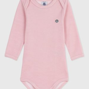 Petit Bateau body ull/bomull joli