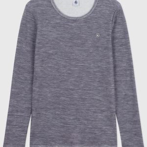 Petit Bateau Dame genser ull/bomull soir