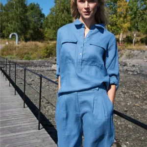 London Bermuda Shorts – Washed Blue