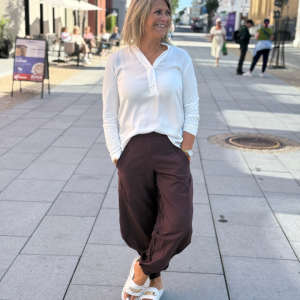 MollieGO Pants – Bourgogne