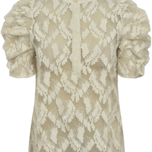 AnnGO Sofie Blouse – Creme