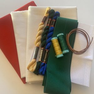 Materialpakke Rød vest Fanabunad – Herre