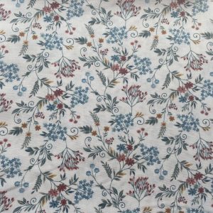 Materialpakke Kulørt forkle Hardanger – Norwegian Forest små blomst