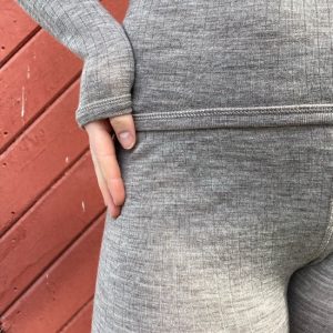 Joha basic ullongs størrelse 110cm-170cm sesame melange