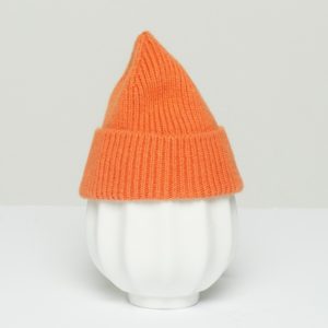 Le Petit Bonnet Beanie 1-3 år i lammeull/angora – Flame