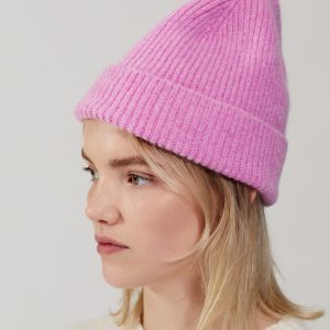 Le Bonnet Beanie i lammeull/angora – Taffy