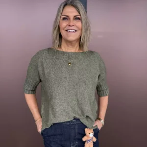 Boatneck Sweater – Oliva