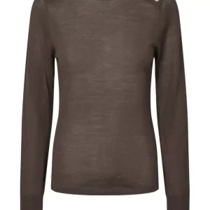 Deana Knit Blouse – Smoke