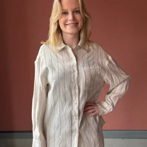 Striped Shirt – Ecru