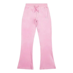 Juicy Couture – Bukse Velour Diamante Bootcut Jogger Pinky Lilac