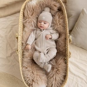 Lillelam classic sparkedress i ull lys beige