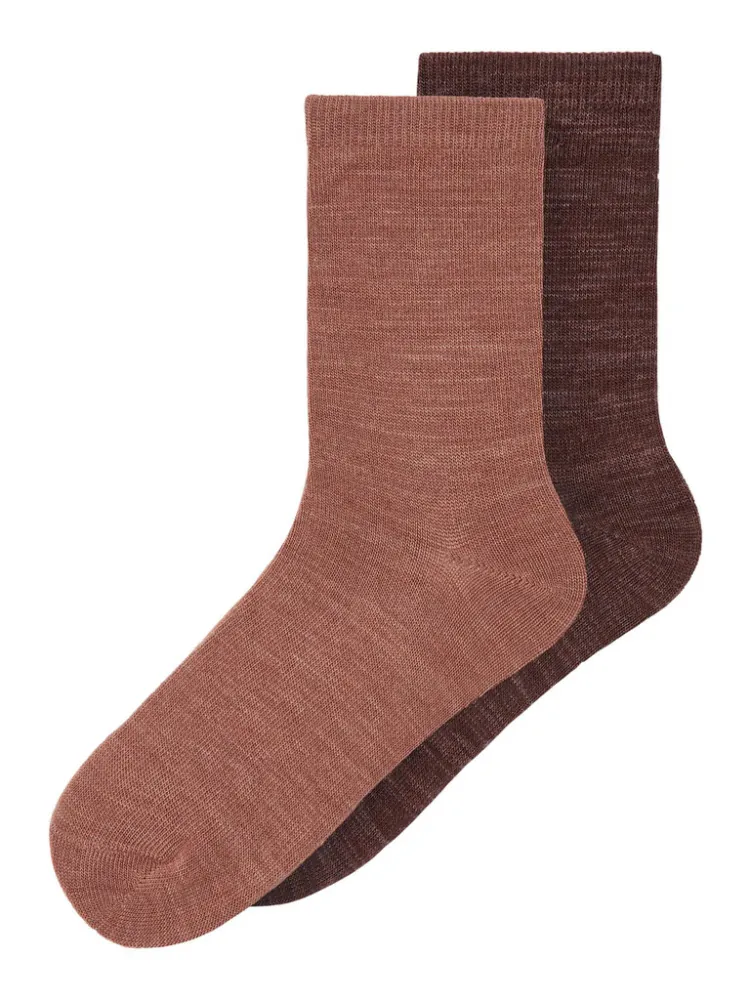 Name It – Ullsokker 2 Pk Wak Deep Mahogany